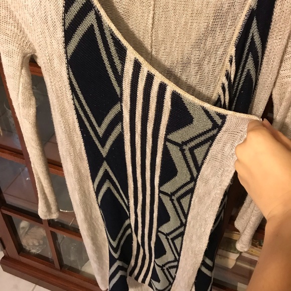 Say What? Aztec Cardigan Duster - Picture 3 of 5